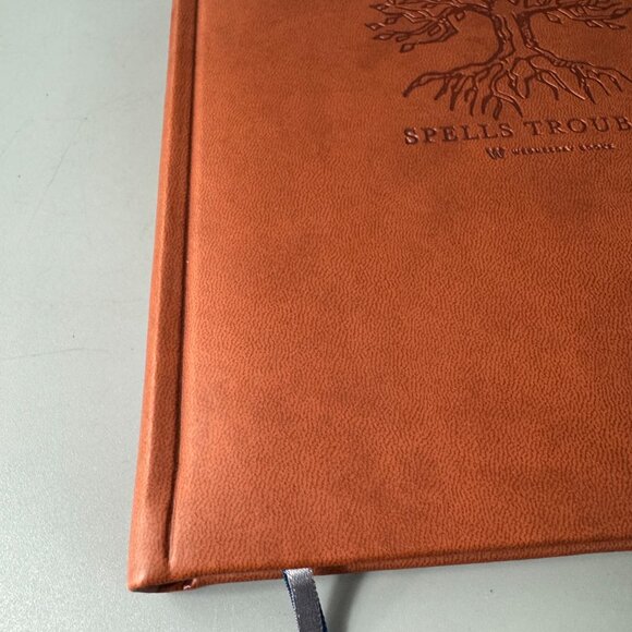 New FSC Spells Trouble Wednesday Book Made In Italy Journal Book - Picture 3 of 15